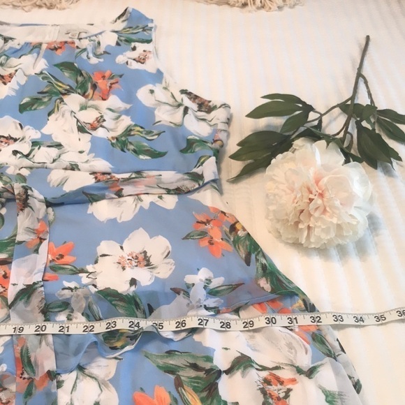 C Est. 1946 Floral Chiffon Sleeveless Maxi Dress Size 26/28 - Picture 12 of 14